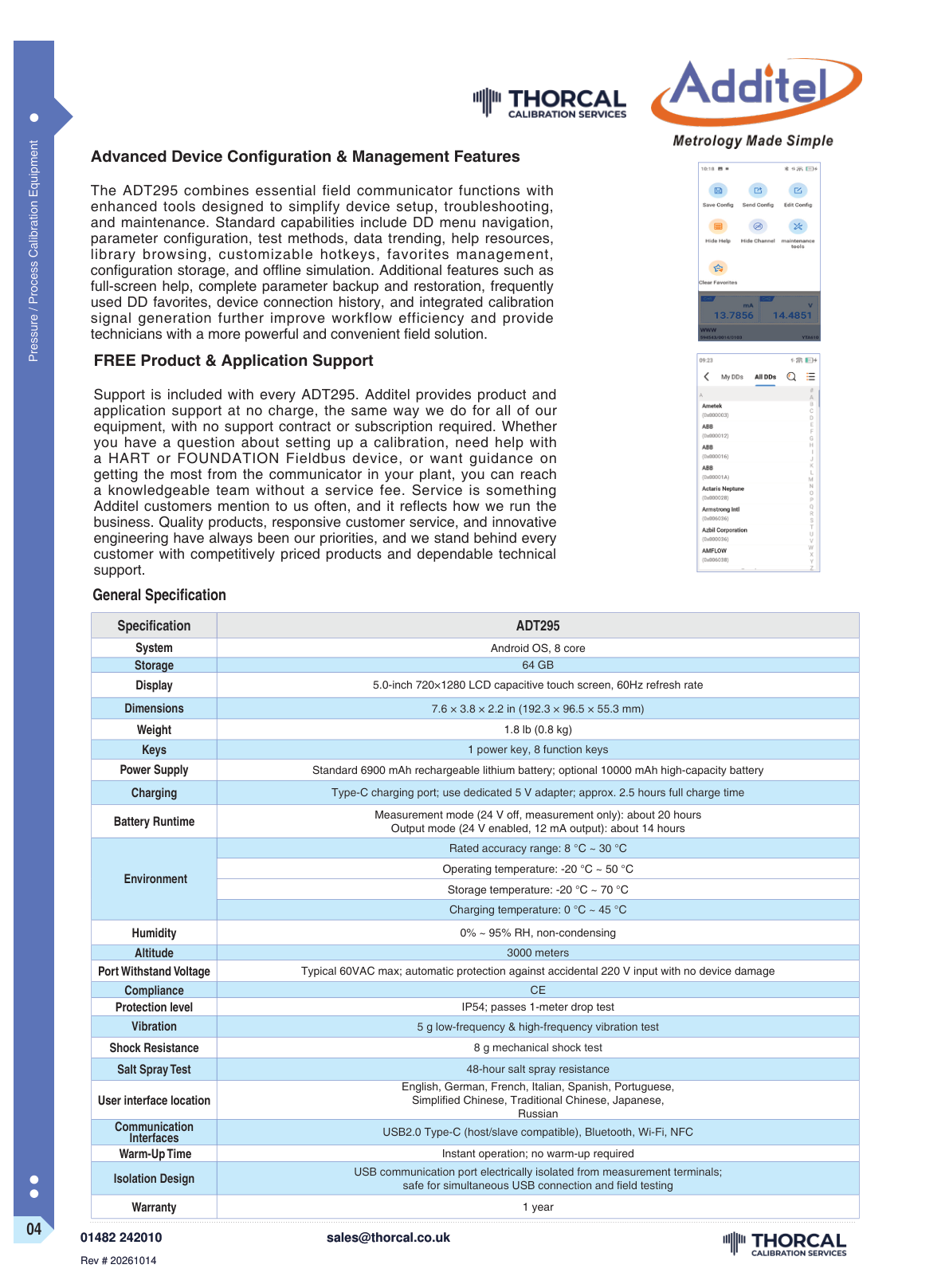 Additel 295 datasheet &ndash; page 4