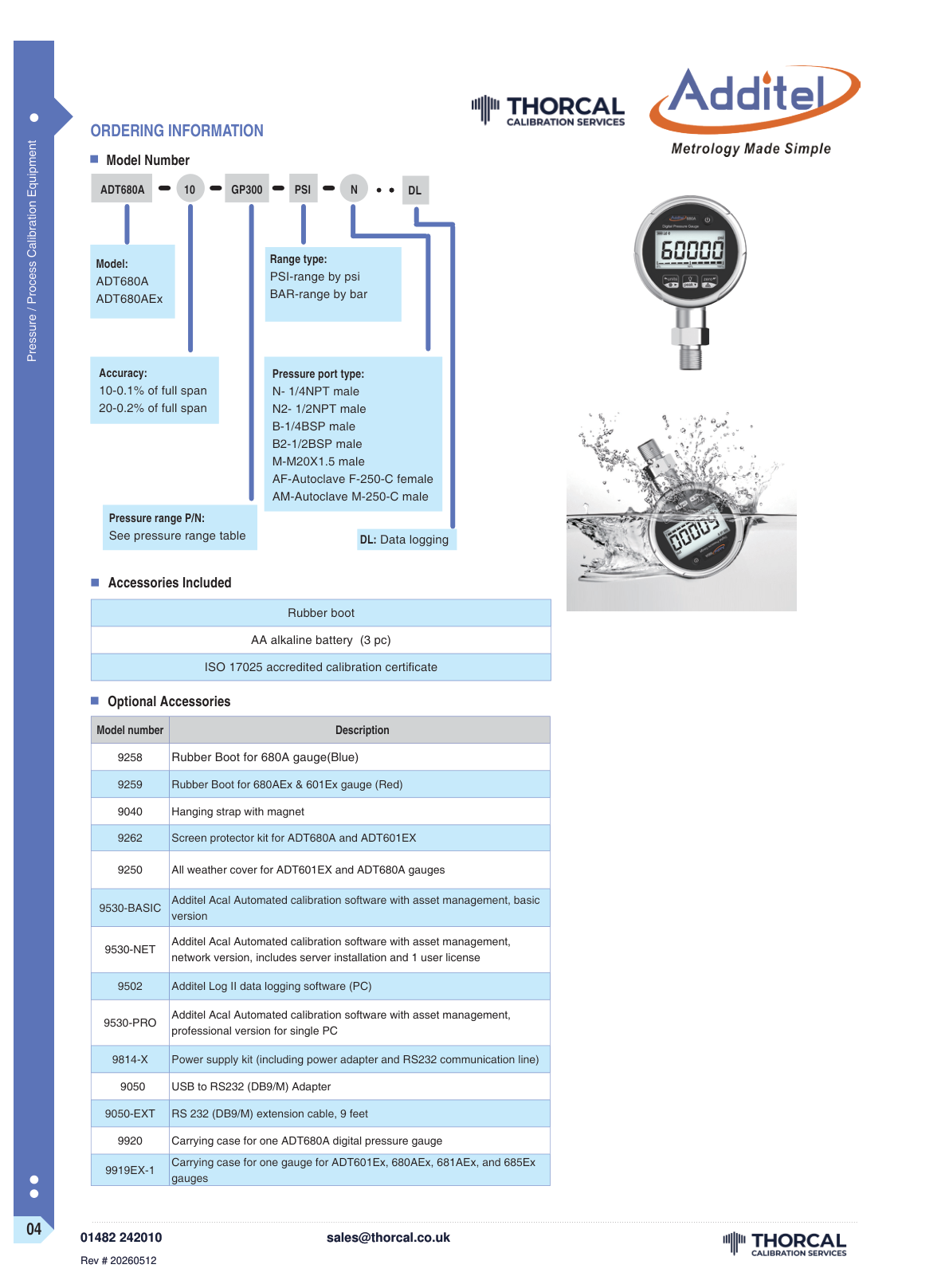 Additel 680A datasheet &ndash; page 4