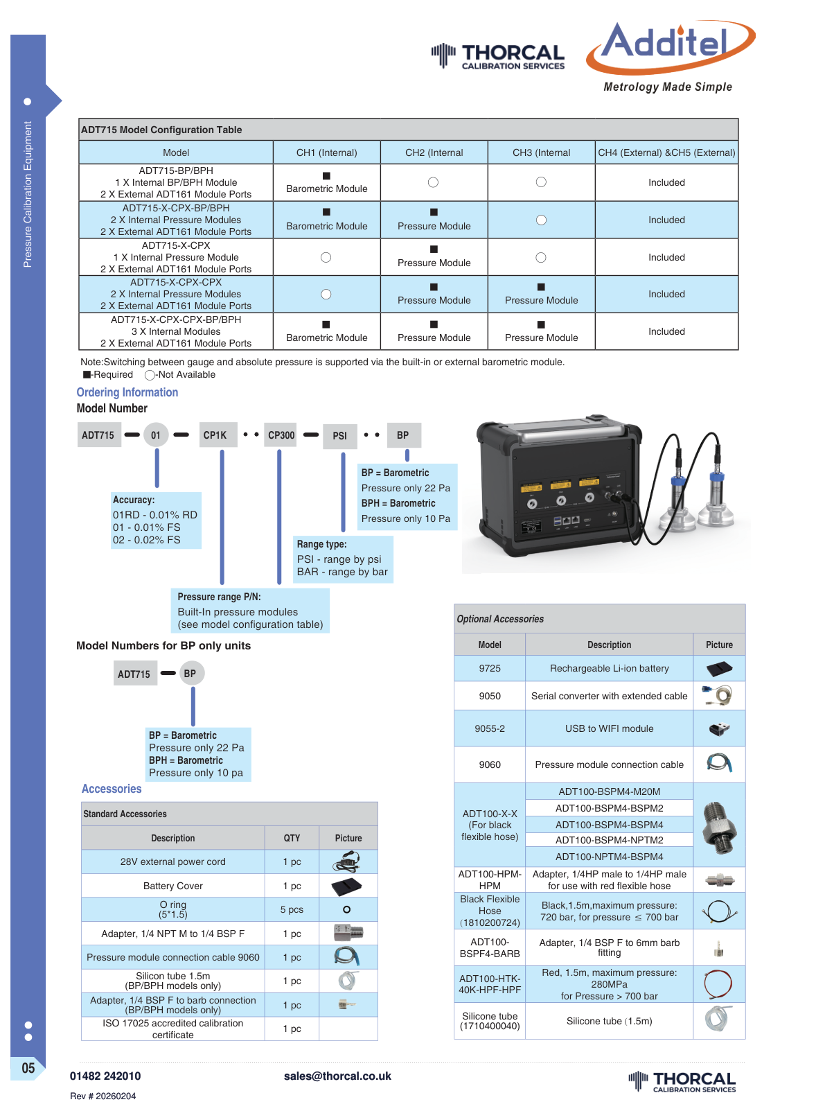 Additel 715 datasheet &ndash; page 5
