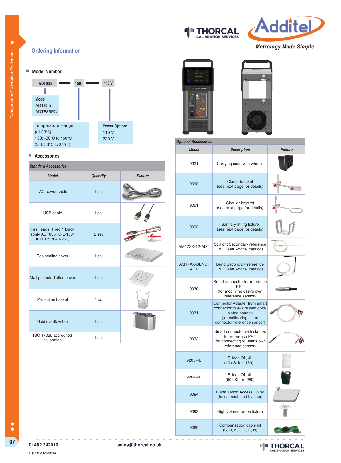 Additel 835 datasheet &ndash; page 7